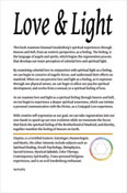 Love & Light, by Clayten Tylor- Back Cover Book