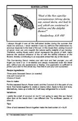 seaweed suntan lotion