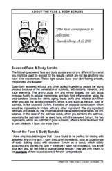 homemade seaweed facial scrubs